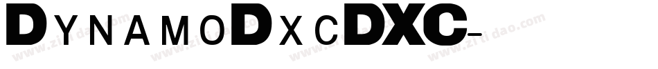 DynamoDxcDXC字体转换