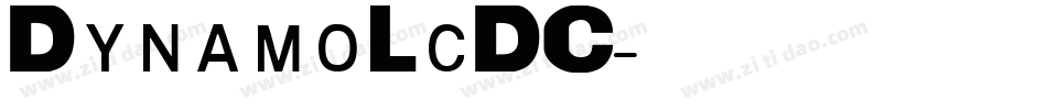 DynamoLcDC字体转换