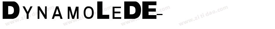 DynamoLeDE字体转换