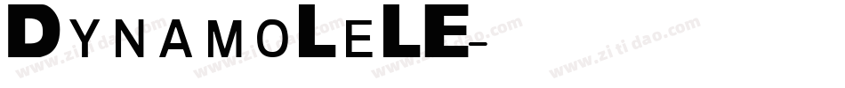 DynamoLeLE字体转换