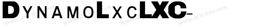 DynamoLxcLXC字体转换