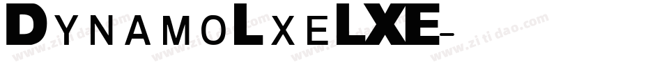 DynamoLxeLXE字体转换