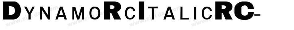 DynamoRcItalicRC字体转换