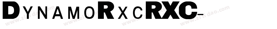 DynamoRxcRXC字体转换