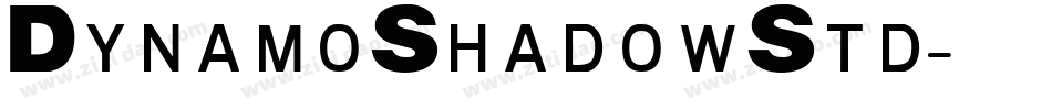 DynamoShadowStd字体转换