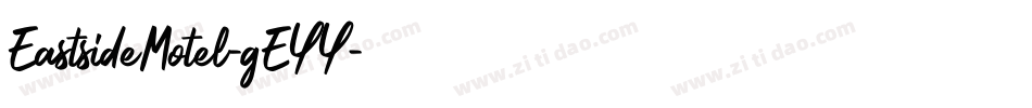 EastsideMotel-gEYY字体转换