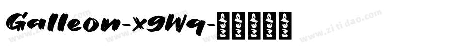 Galleon-x9Wq字体转换