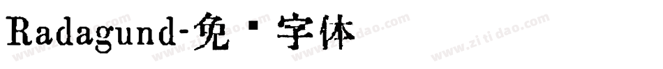 Radagund字体转换