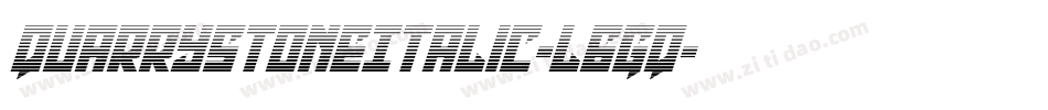 QuarrystoneItalic-l6Gq字体转换
