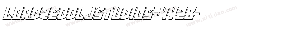 LordZeddLjStudios-4YzB字体转换