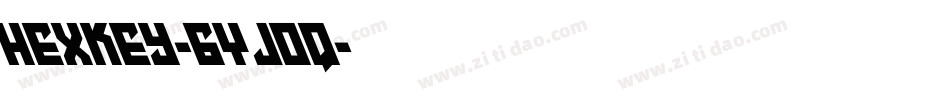 Hexkey-6YjOq字体转换