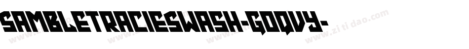 SambleTracieSwash-GOqVy字体转换