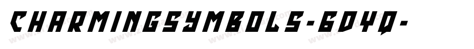 Charmingsymbols-6dYq字体转换