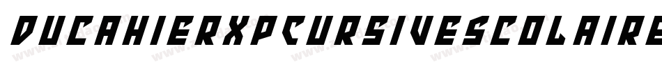 DucahierXpCursiveScolaire-YqDy字体转换