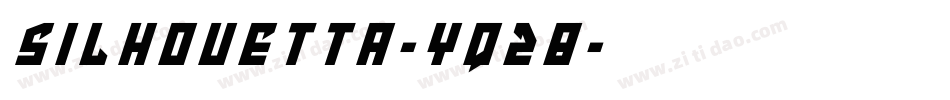 Silhouetta-Yq28字体转换