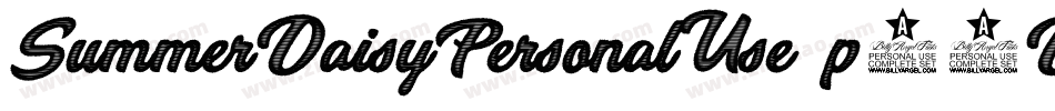 SummerDaisyPersonalUse-p73DK字体转换 SummerDaisyPersonalUse-p73DK字体转换