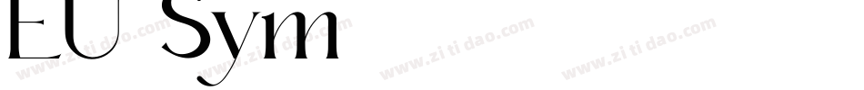 EU-Sym字体转换