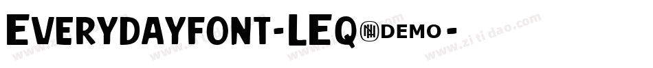 Everydayfont-LEq5字体转换