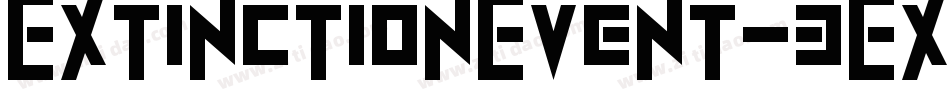 ExtinctionEvent-3EXp字体转换
