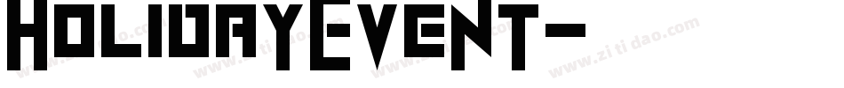 HolidayEvent字体转换