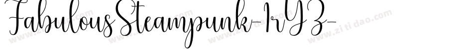 FabulousSteampunk-1rYZ字体转换