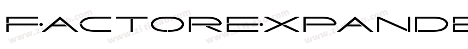 FactorExpanded-pzXR字体转换