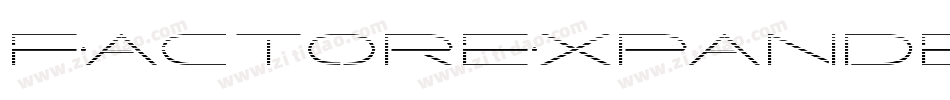 FactorExpanded-pzXR字体转换