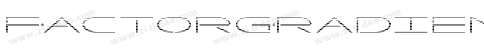 FactorGradientItalic-qzgx字体转换