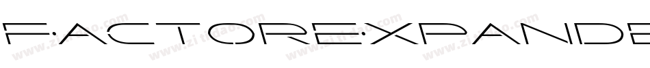 FactorExpanded-pzXR字体转换