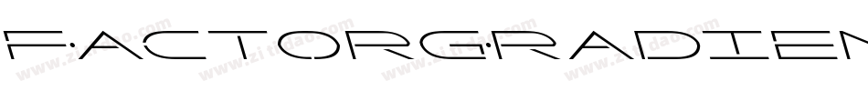 FactorGradientItalic-qzgx字体转换