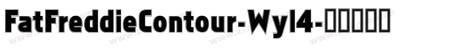 FatFreddieContour-Wyl4字体转换