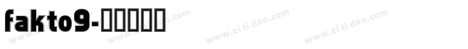 fakto9字体转换
