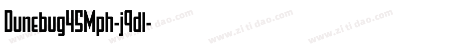 Dunebug45Mph-j9dl字体转换