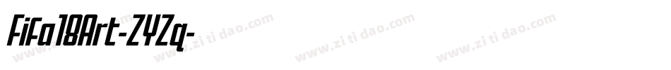 Fifa18Art-ZYZq字体转换