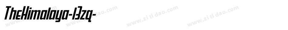TheHimalaya-l3zq字体转换 TheHimalaya-l3zq字体转换