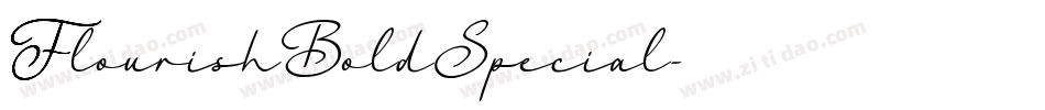 FlourishBoldSpecial字体转换
