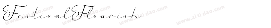 FestivalFlourish字体转换