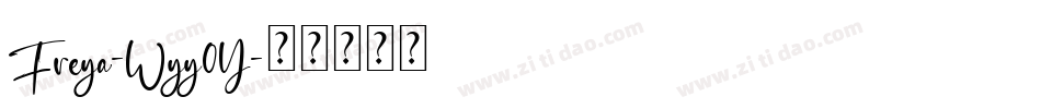 Freya-Wyy0Y字体转换