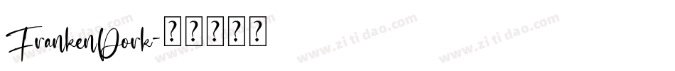 FrankenDork字体转换