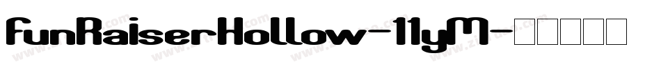 FunRaiserHollow-11yM字体转换