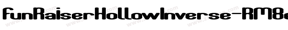 FunRaiserHollowInverse-RM8e字体转换