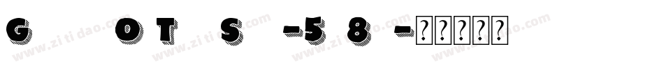 GiantsOfTheSea-5e8x字体转换