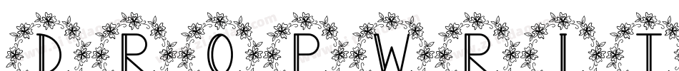Dropwriten-ZVVYq字体转换