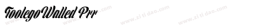 ToolegoWalled-Prr字体转换