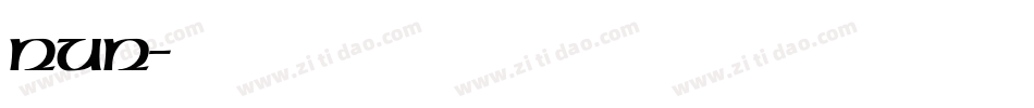 NUN字体转换