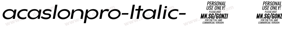 acaslonpro-ltalic字体转换 acaslonpro-ltalic字体转换