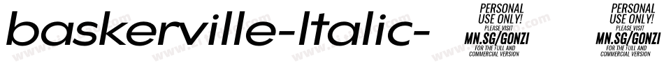 baskerville-ltalic字体转换 baskerville-ltalic字体转换