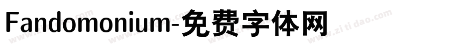 Fandomonium字体转换