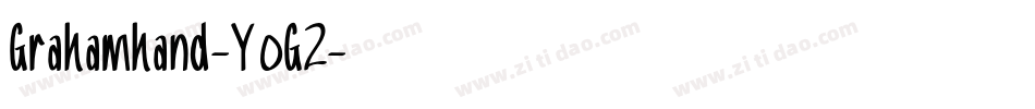Grahamhand-YoG2字体转换