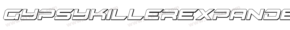 GypsyKillerExpandedItalic-JjrE字体转换
